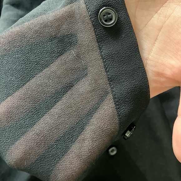 Moda International Black Sheer Button Top - Picture 6 of 7